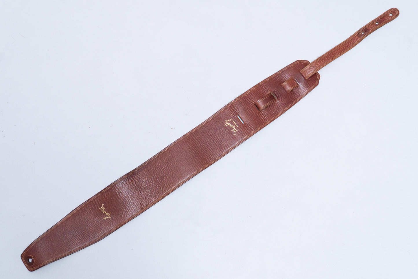 【used】Moody Straps / 4.0 inch Brown / Brown Suede Standard Tail【GIB Yokohama】