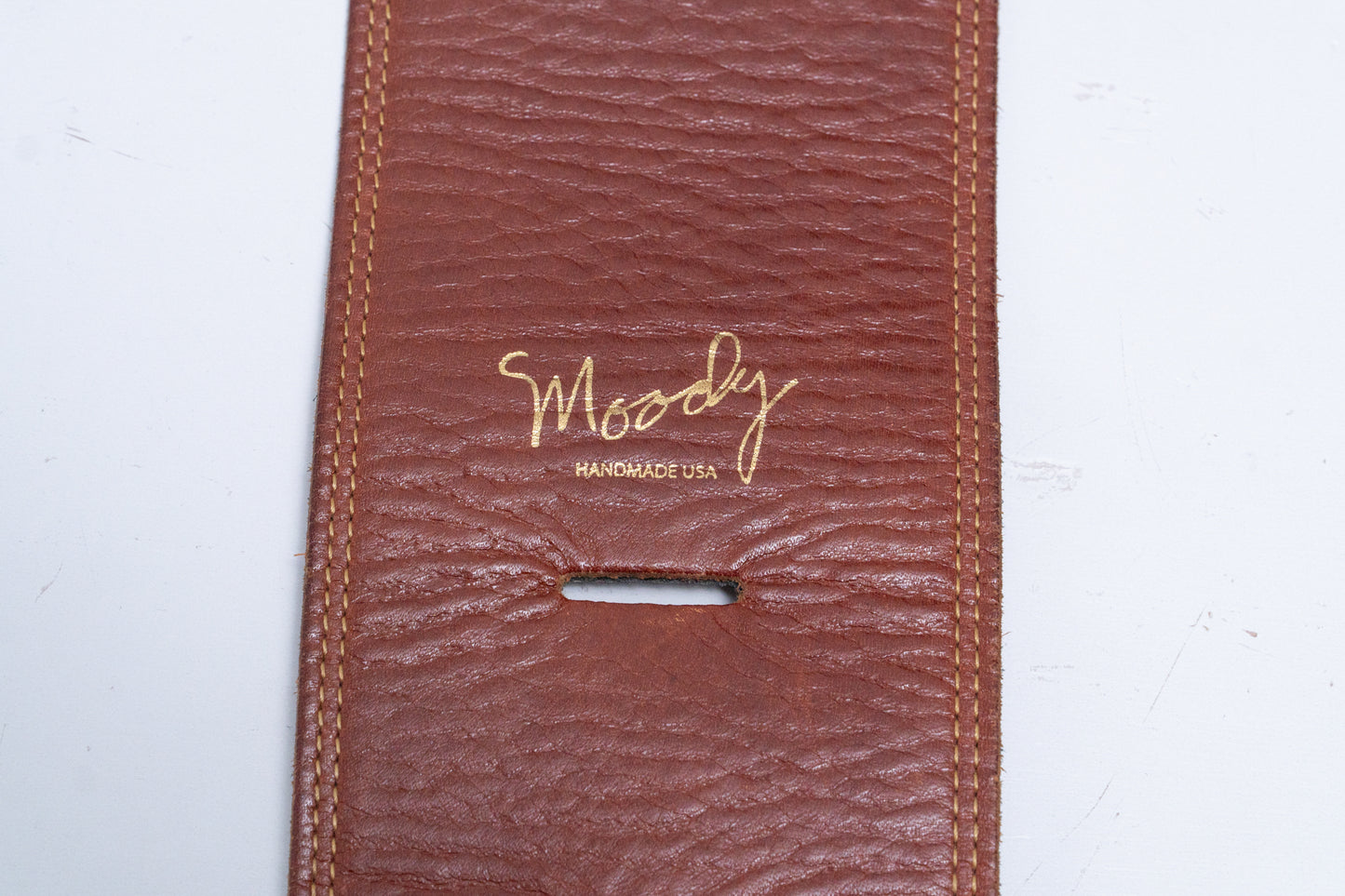 【used】Moody Straps / 4.0 inch Brown / Brown Suede Standard Tail【GIB Yokohama】