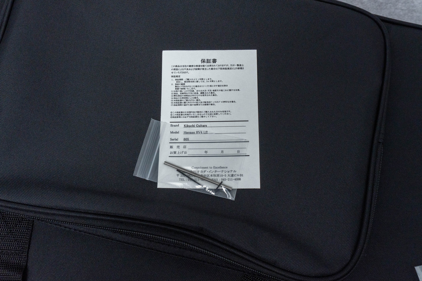 【new】Kikuchi Guitars / Hermes RV4 LE Dark Purple Metallic 3.73kg #605【GIB Hyogo】【Plek-adjusted】