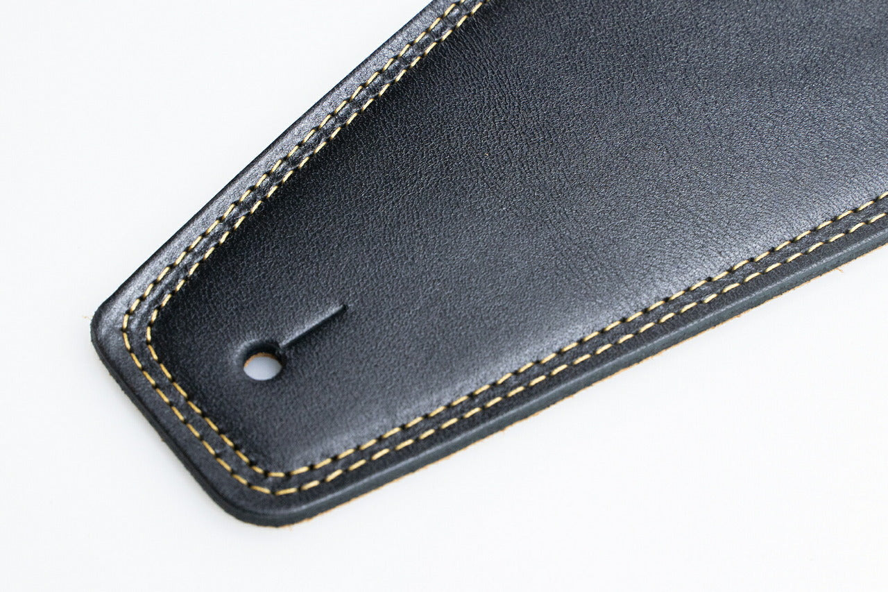 【new】Moody Straps / 4.0 Inch Black/Tobacco Leather Long Tail 【GIB Yokohama】