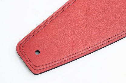 【new】Moody Straps / 4.0 Inch Black/Red Leather Long Tail【GIB Yokohama】