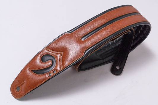 【used】ROSIÉ / ROSIE straps Brown with Black Details 3.0inch【GIB Yokohama】