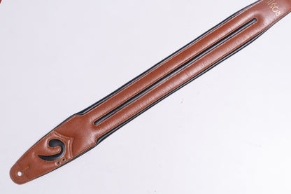 【used】ROSIÉ / ROSIE straps Brown with Black Details 3.0inch【GIB Yokohama】