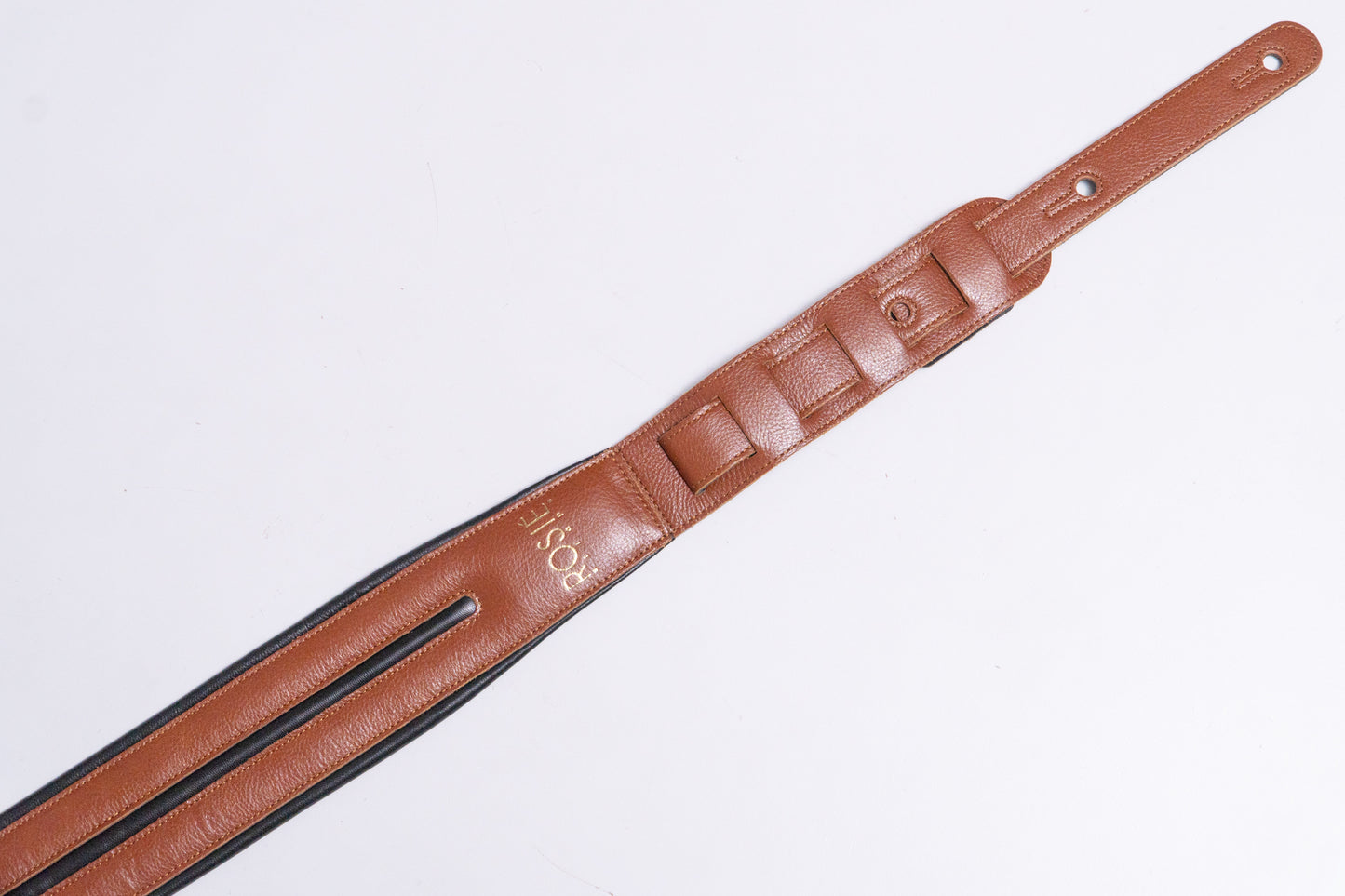 【used】ROSIÉ / ROSIE straps Brown with Black Details 3.0inch【GIB Yokohama】
