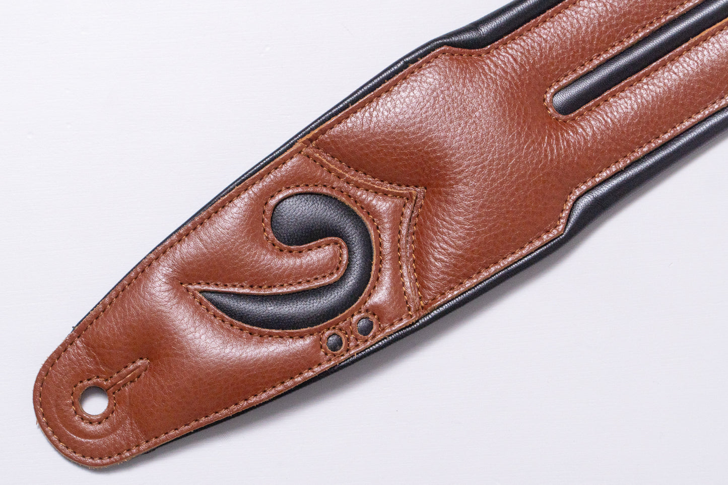 【used】ROSIÉ / ROSIE straps Brown with Black Details 3.0inch【GIB Yokohama】