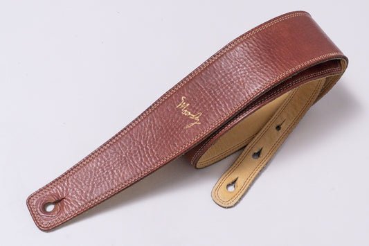 【used】Moody Straps / 2.5Inch Amber/Cream Leather Standard Tail【GIB Yokohama】
