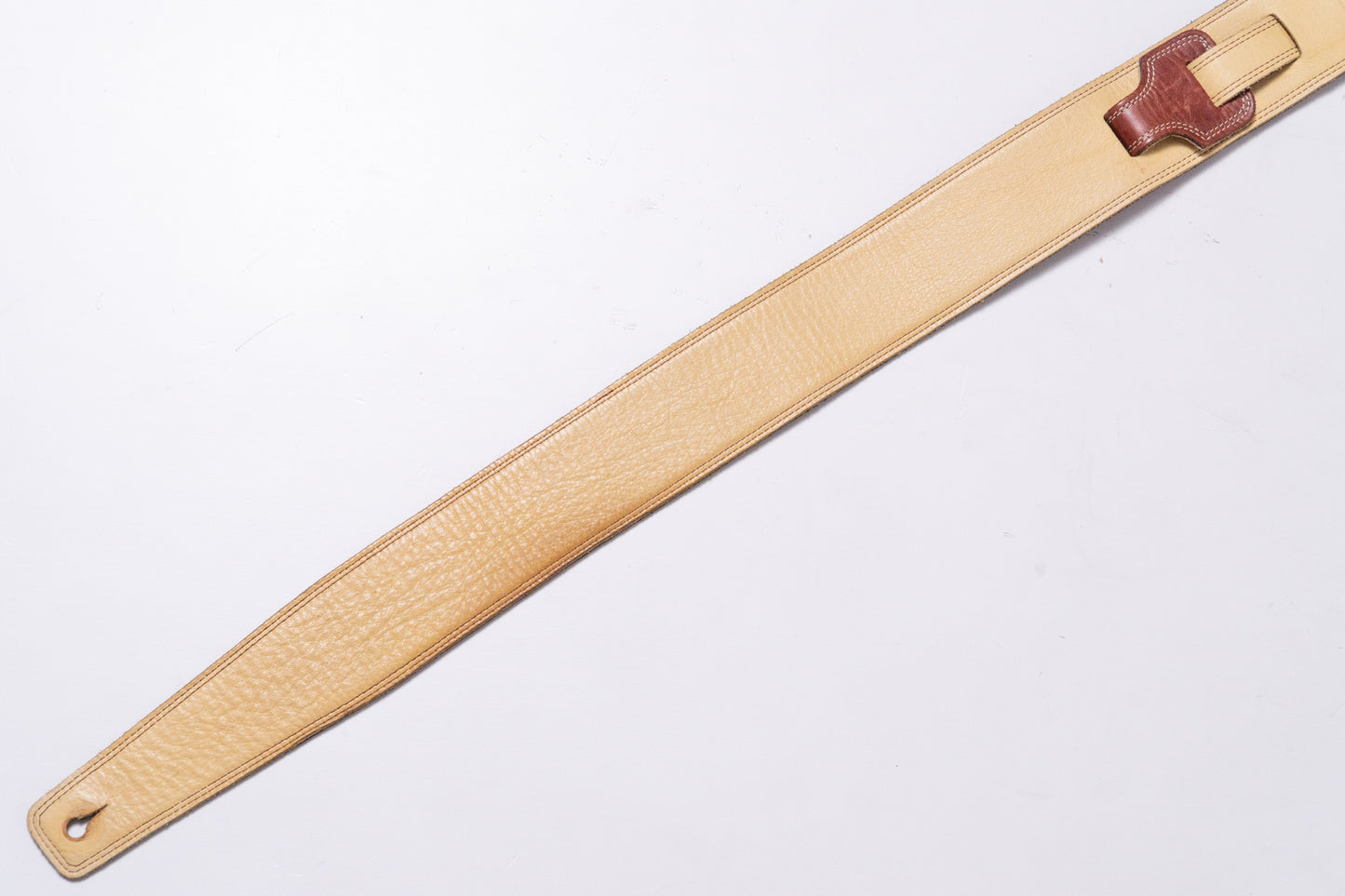 【used】Moody Straps / 2.5Inch Amber/Cream Leather Standard Tail【GIB Yokohama】