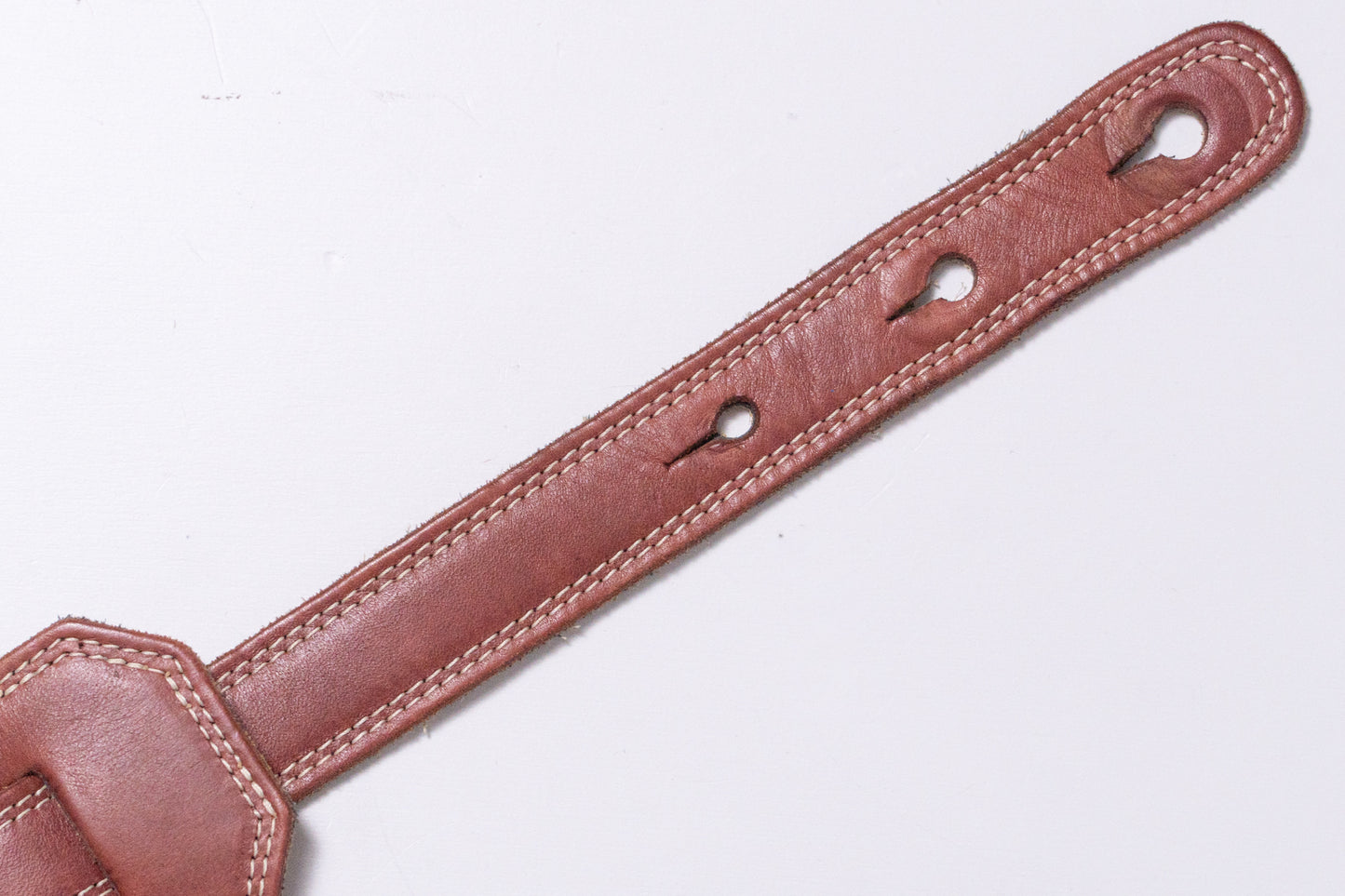 【used】Moody Straps / 2.5Inch Amber/Cream Leather Standard Tail【GIB Yokohama】