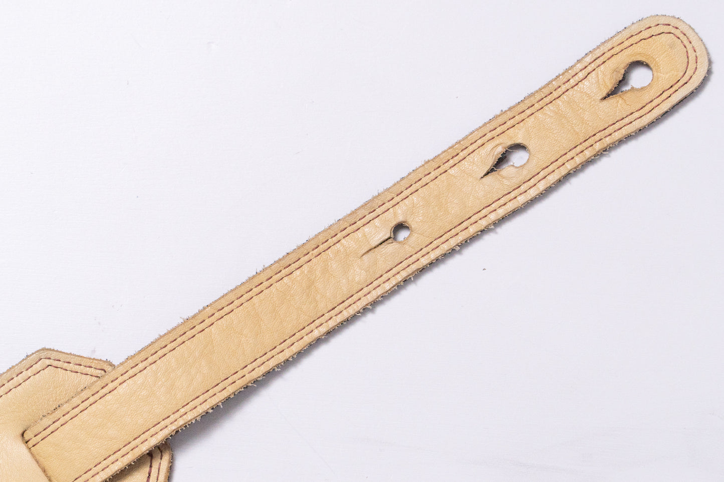 【used】Moody Straps / 2.5Inch Amber/Cream Leather Standard Tail【GIB Yokohama】