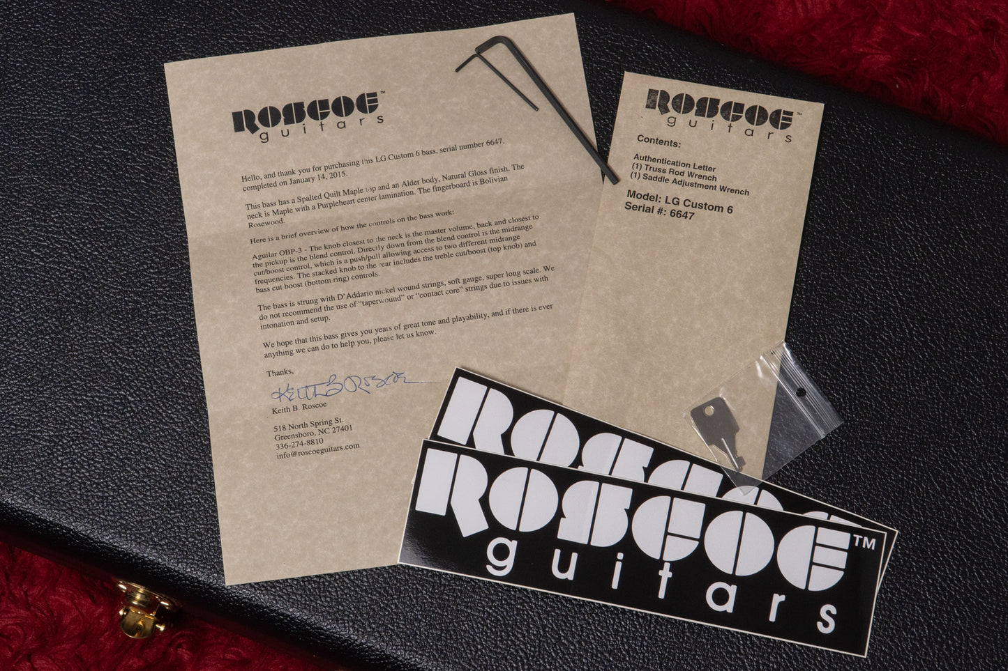 【used】ROSCOE / LG Custom 6 2015 4.325kg #6647【GIB Yokohama】