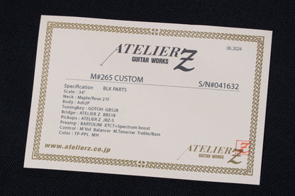 【used】Atelier Z / M#265 CTM TP-PPL MH 2024 4.630kg #041632【GIB Yokohama】
