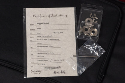 【used】Sadowsky TYO / Teppei Model Vintage Teal Green Metallic 3.745kg #4458【GIB Yokohama】