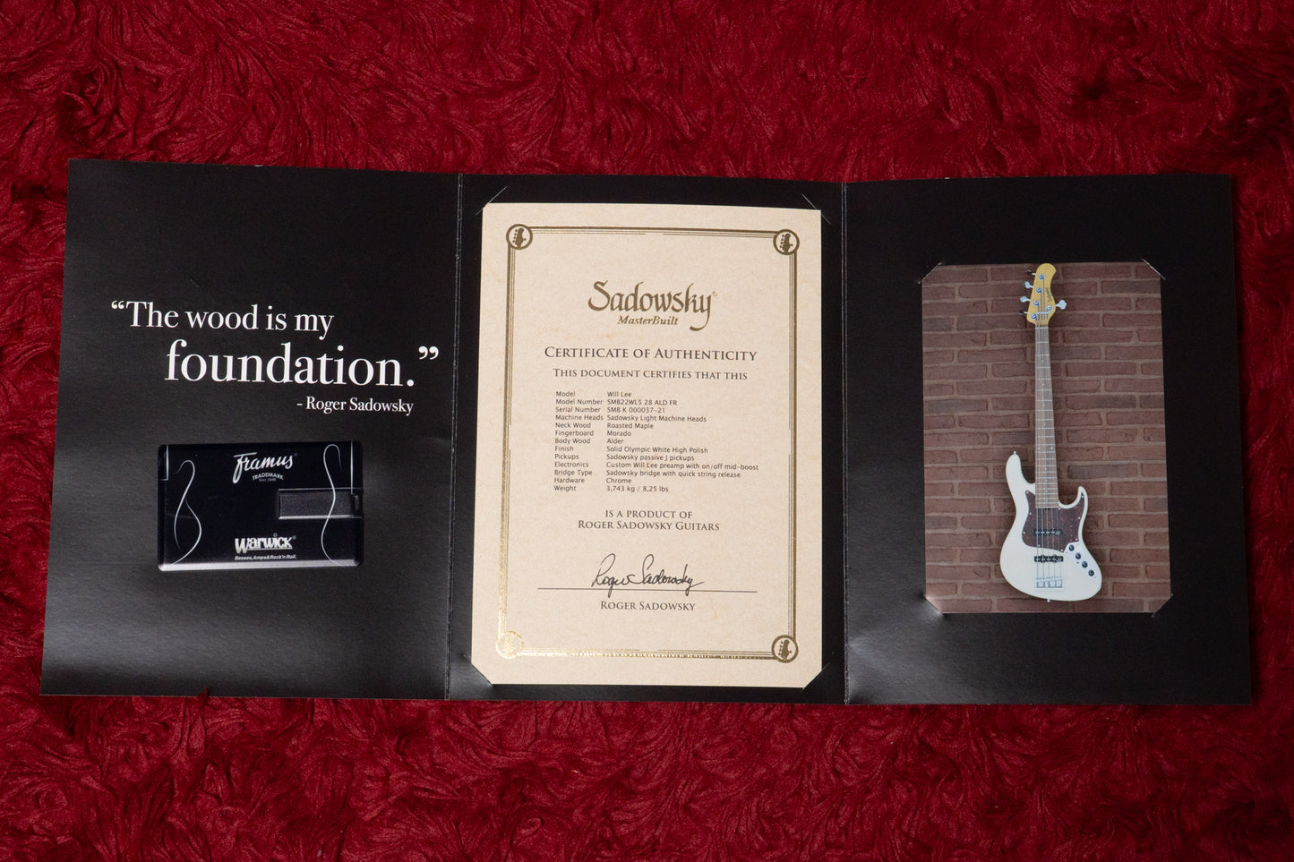 【used】Sadowsky / MB22 WL5 ALD OWT 2021 3.785kg #K000037-21【GIB Yokohama】