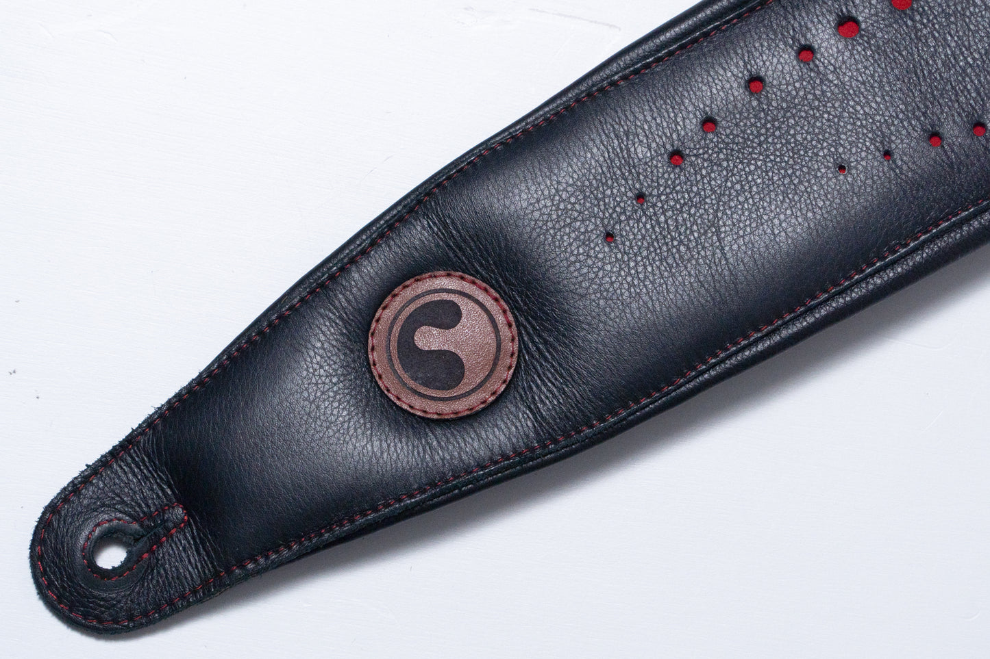 【used】ERGOSTRAPS / Padded Galaxy Black / Red details 4 ''' GX403-bk-rd regular【GIB Yokohama】