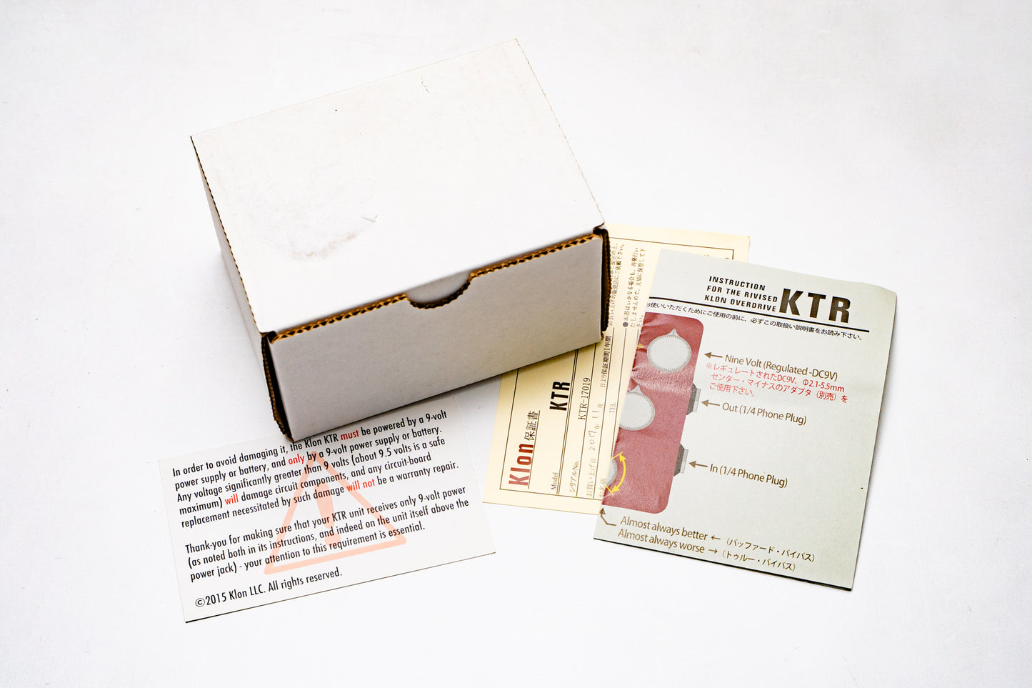 【used】KLON / KTR V2【GIB Yokohama】