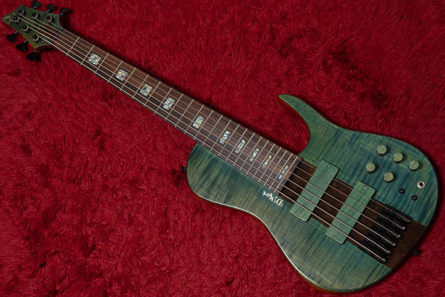 【new】D'Mark Guitars / OMEGA 6 Special Reserve Dark Aqua Flame 4.490kg #25A 0010【GIB Yokohama】