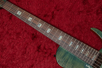 【new】D'Mark Guitars / OMEGA 6 Special Reserve Dark Aqua Flame 4.490kg #25A 0010【GIB Yokohama】