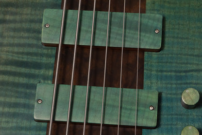 【new】D'Mark Guitars / OMEGA 6 Special Reserve Dark Aqua Flame 4.490kg #25A 0010【GIB Yokohama】