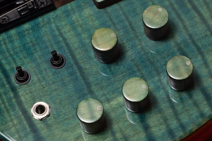 【new】D'Mark Guitars / OMEGA 6 Special Reserve Dark Aqua Flame 4.490kg #25A 0010【GIB Yokohama】