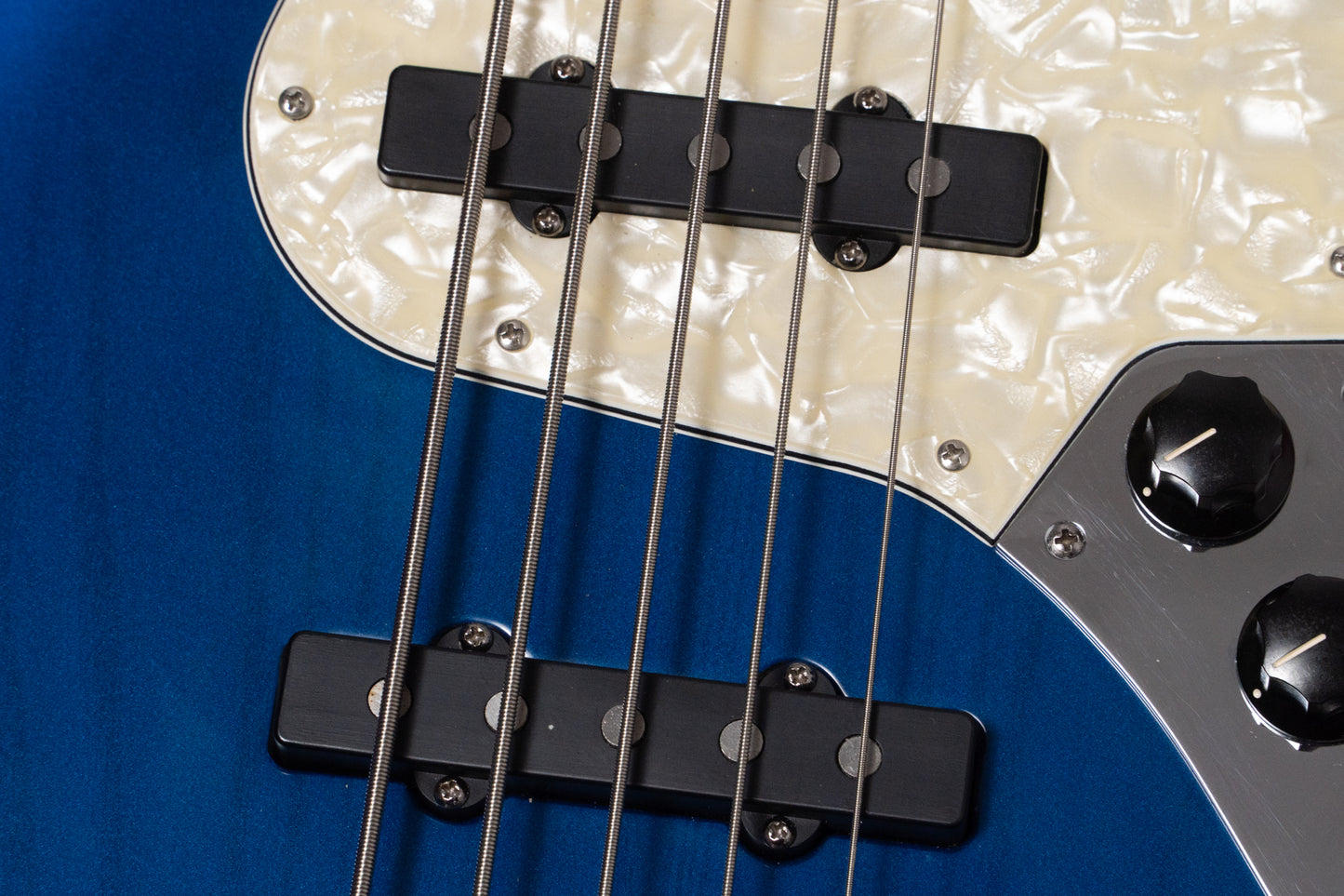 【used】Fender / American Deluxe Jazz Bass V Blue Burst 1996 4.325kg #N6193846【GIB Yokohama】