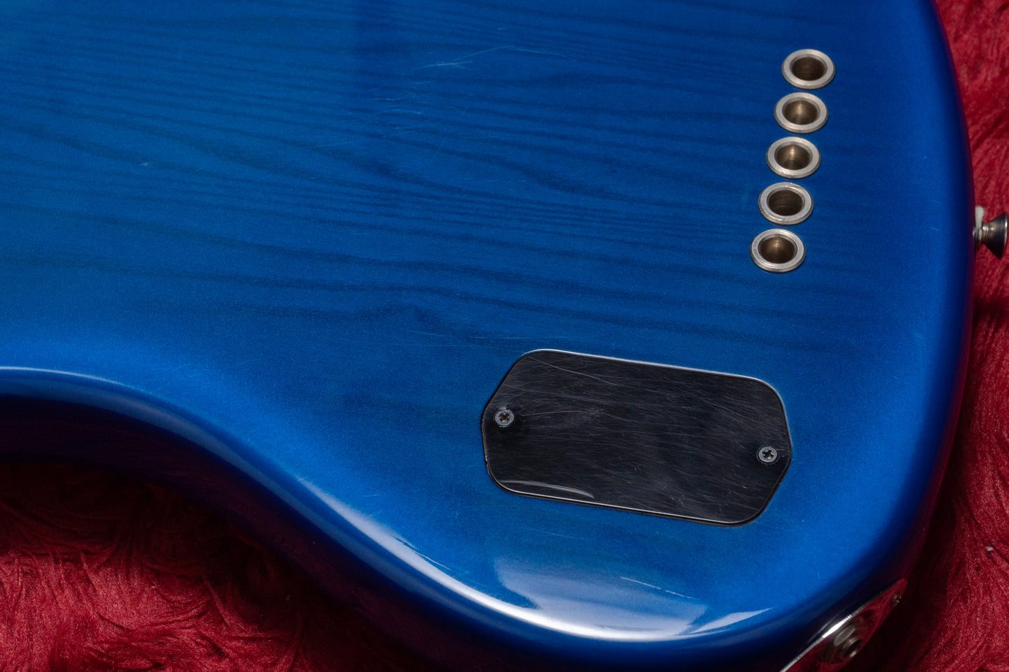 【used】Fender / American Deluxe Jazz Bass V Blue Burst 1996 4.325kg #N6193846【GIB Yokohama】