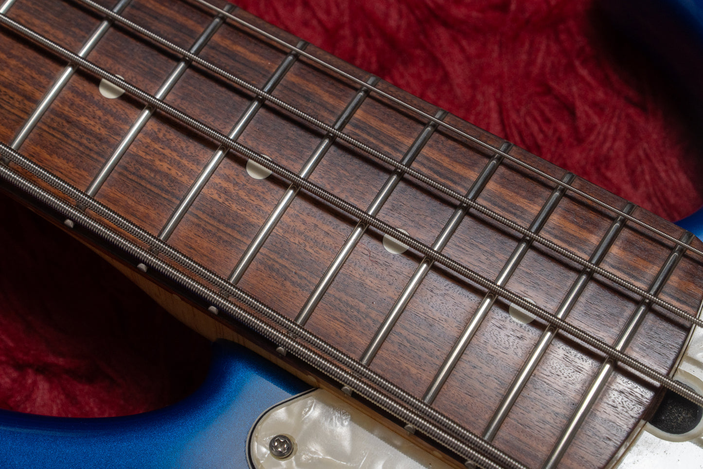 【used】Fender / American Deluxe Jazz Bass V Blue Burst 1996 4.325kg #N6193846【GIB Yokohama】