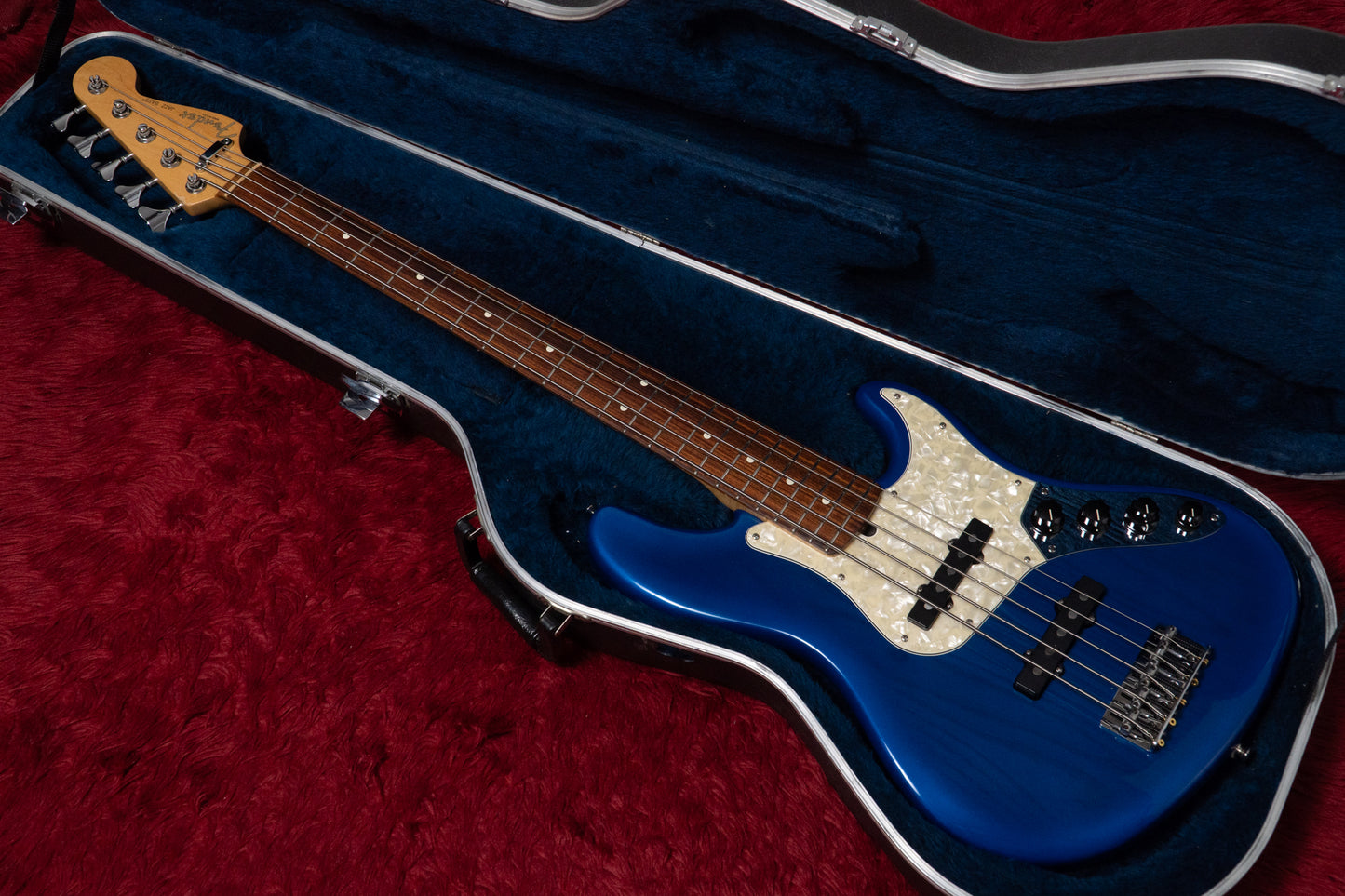 【used】Fender / American Deluxe Jazz Bass V Blue Burst 1996 4.325kg #N6193846【GIB Yokohama】
