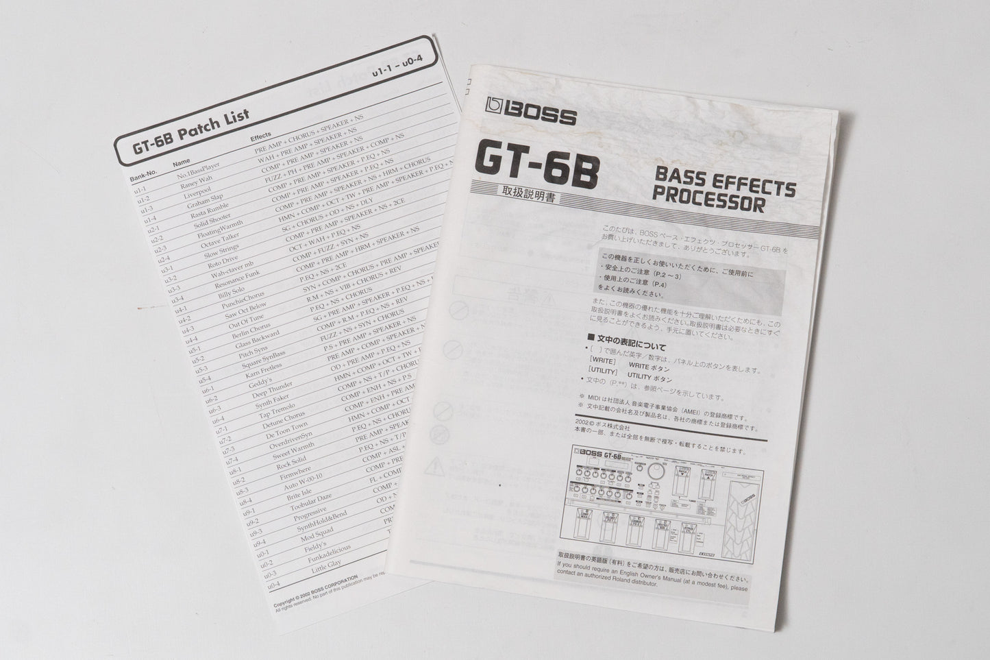 【used】BOSS / GT-6B【GIB Yokohama】