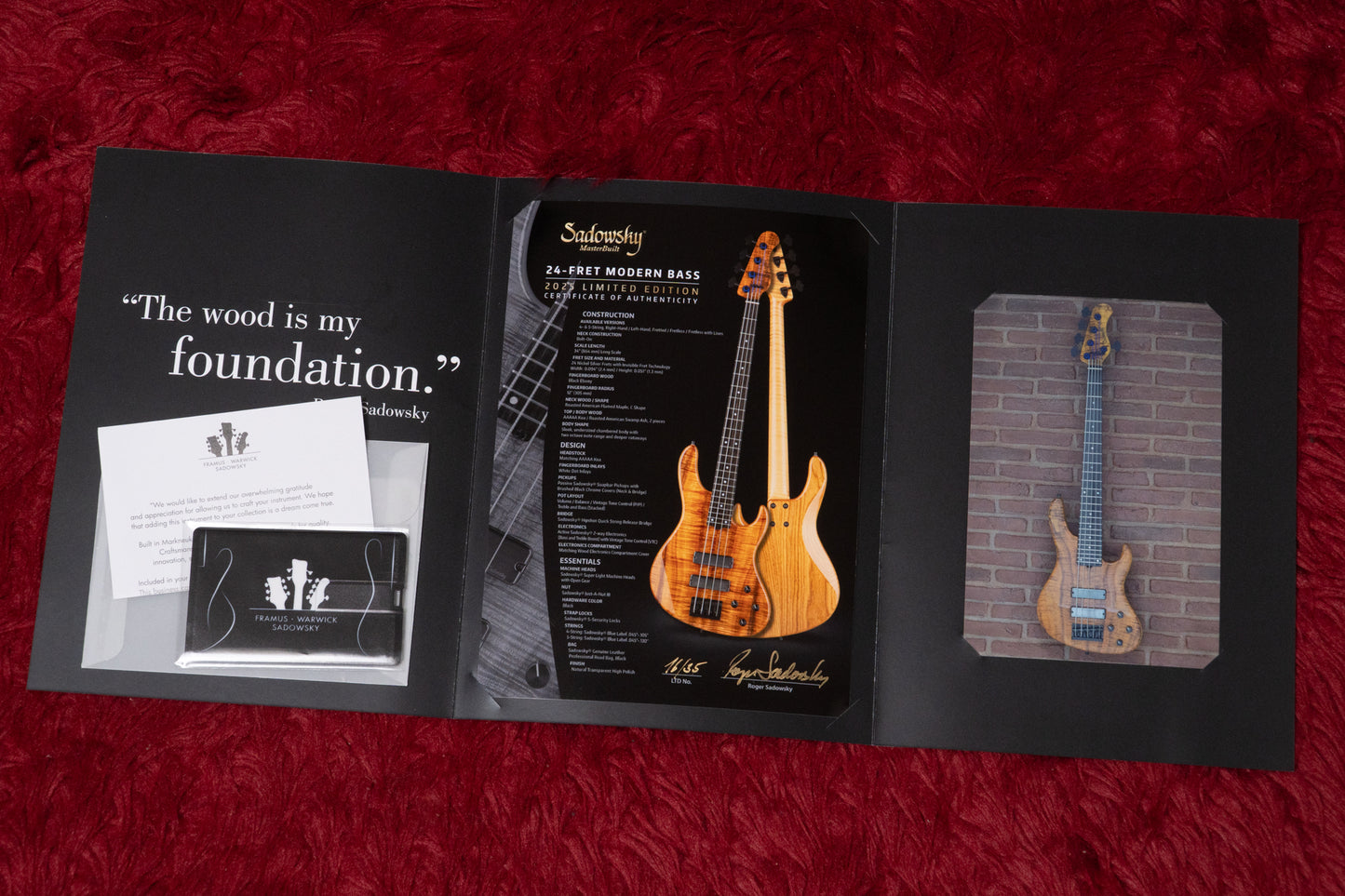 【new】Sadowsky / Custom Shop MB24 MS5 5A Koa Top LImited 2025 3.860kg #M000332-25【GIB Yokohama】