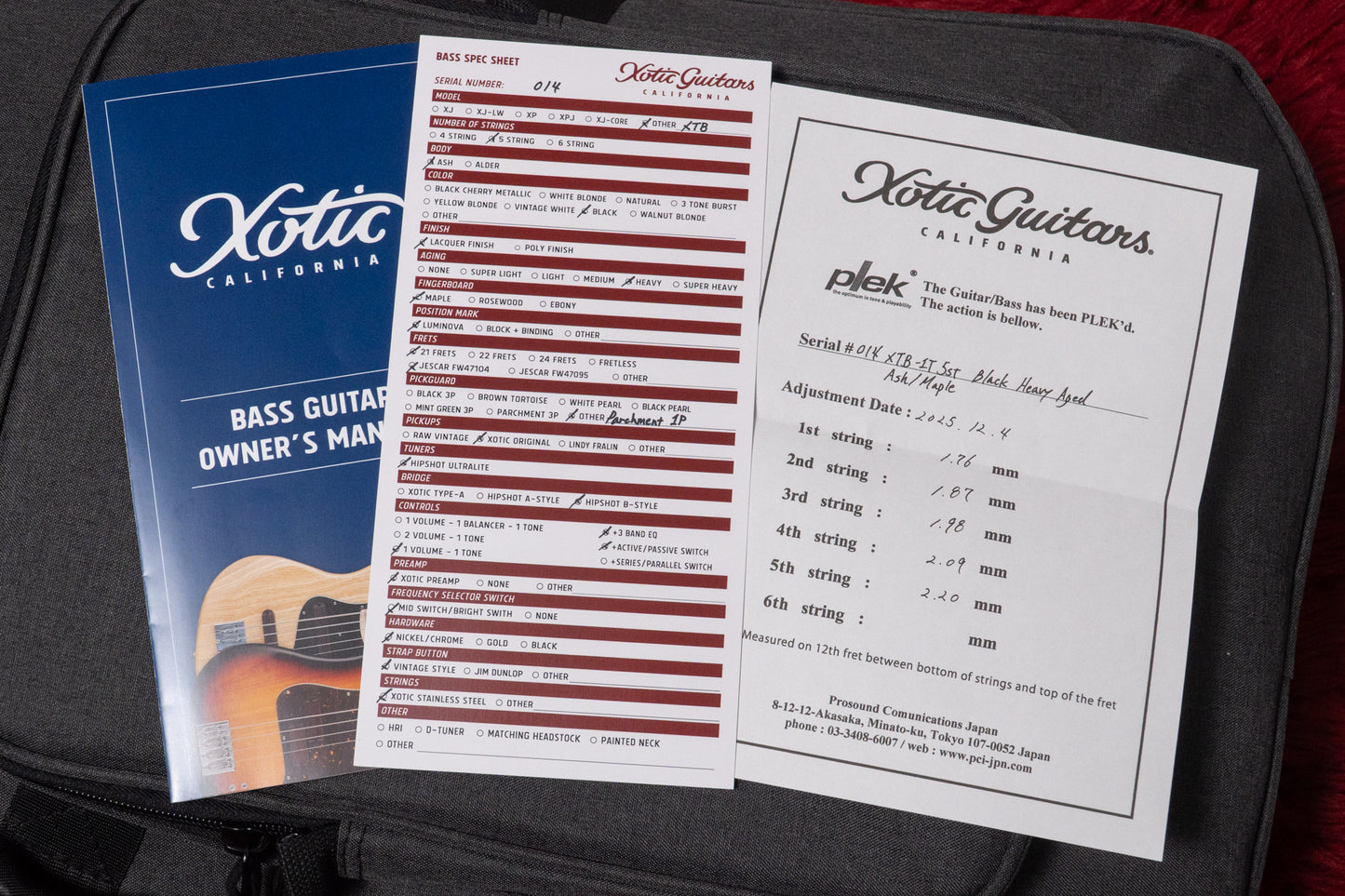 【new】Xotic / XTB-1T 5st Black Heavy Aged Ash M 4.280kg #TB-0014【GIB Yokohama】