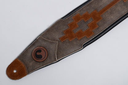 【used】ERGOSTRAPS / Padded Kalfun Cracked Brown / Brown suede details 4"" KF401-cbr-brs regular【GIB Yokohama】
