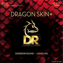 【new】DR STRINGS / DRAGON SKIN+ Stainless for 4st Bass DBS-45 MEDIUM (45-105)【GIB Yokohama】