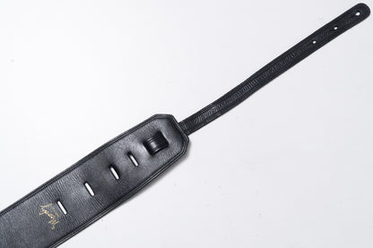 【used】Moody Straps / 4.0 Inch Black /Black Leather Standard Tail【GIB Yokohama】