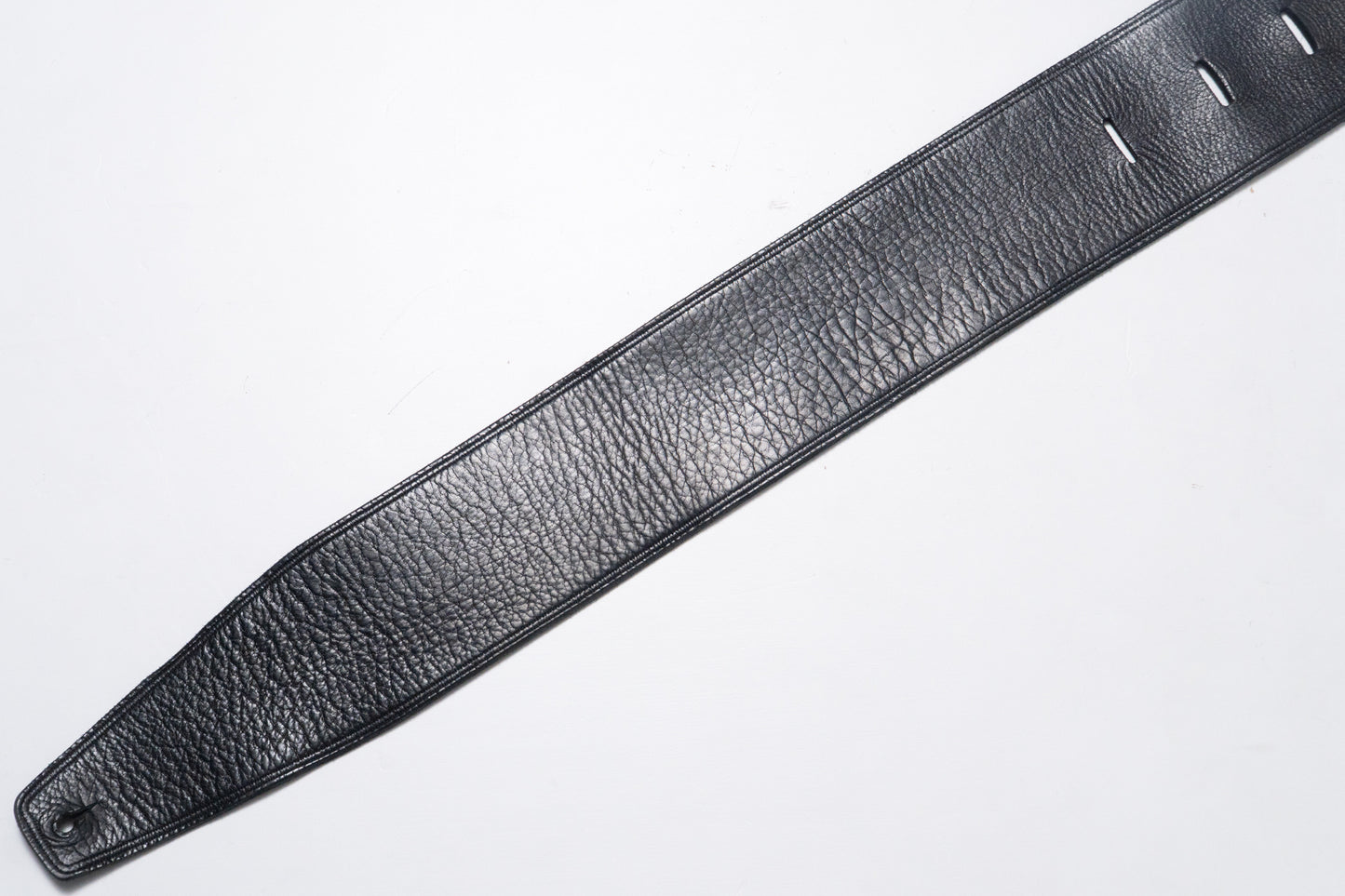 【used】Moody Straps / 4.0 Inch Black /Black Leather Standard Tail【GIB Yokohama】