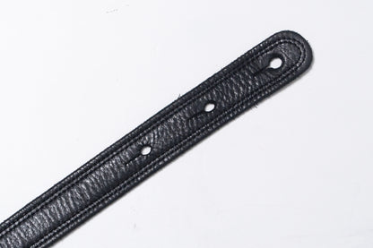 【used】Moody Straps / 4.0 Inch Black /Black Leather Standard Tail【GIB Yokohama】