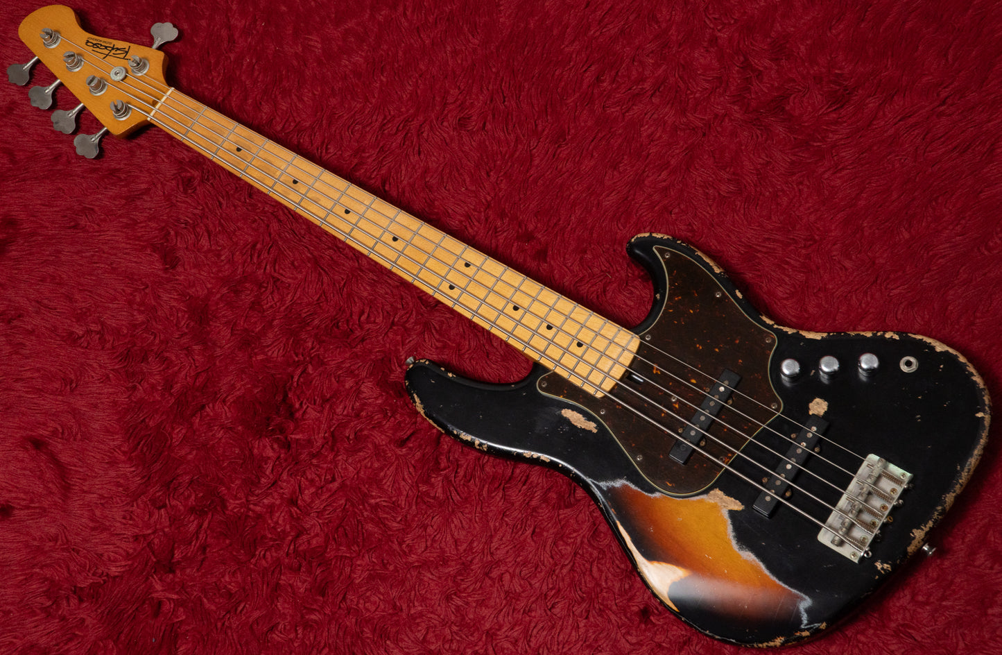 【used】Tsubasa Guitar Workshop / The Hopper 5st BLK/3TS Multi Layer Heavy Aged 4.035kg #0105【GIB Yokohama】