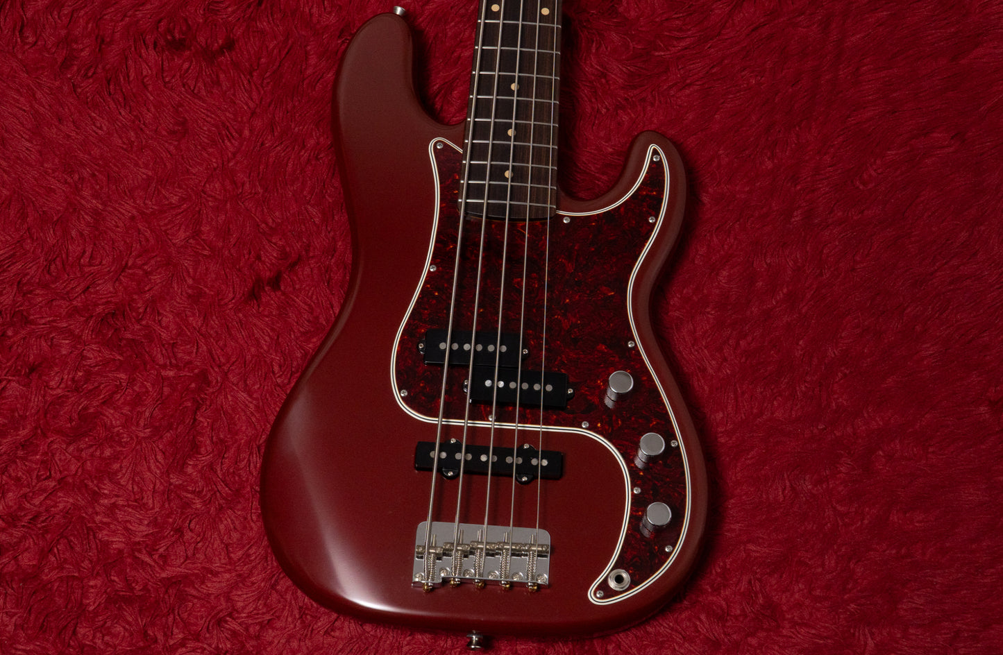 【used】Freedom Custom Guitar Research / O.S. R.S. PJ 5st C.O. Burguandy Mist 2025 4.225kg #1792L【GIB Yokohama】