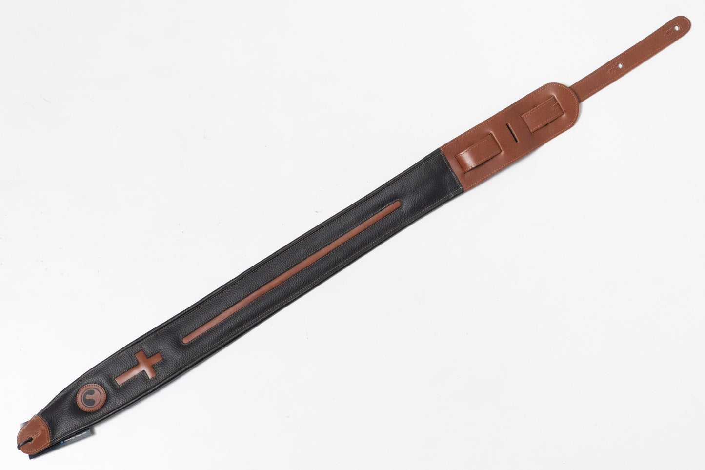 【new】ERGOSTRAPS / Padded CROSS 3"" Black / Brown regular【GIB Yokohama】