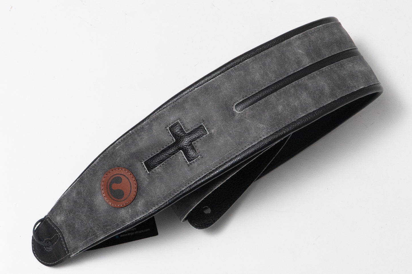 【new】ERGOSTRAPS / Padded CROSS 4"" Gray regular【GIB Yokohama】