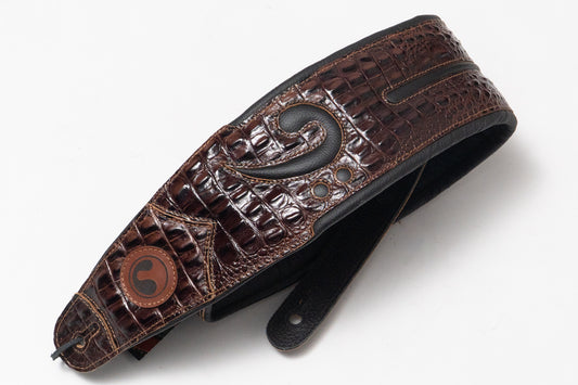 【new】ERGOSTRAPS / Padded FA 4"" CROCODILE regular【GIB Yokohama】
