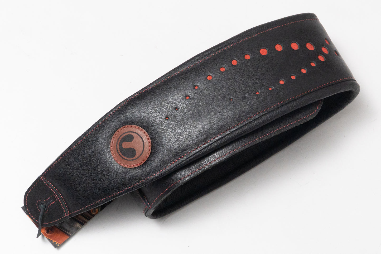 【new】ERGOSTRAPS / Padded GALAXY 4"" Black / Red regular【GIB Yokohama】