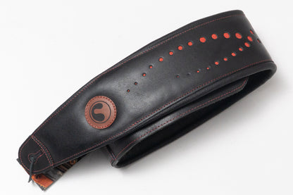 【new】ERGOSTRAPS / Padded GALAXY 4"" Black / Red regular【GIB Yokohama】