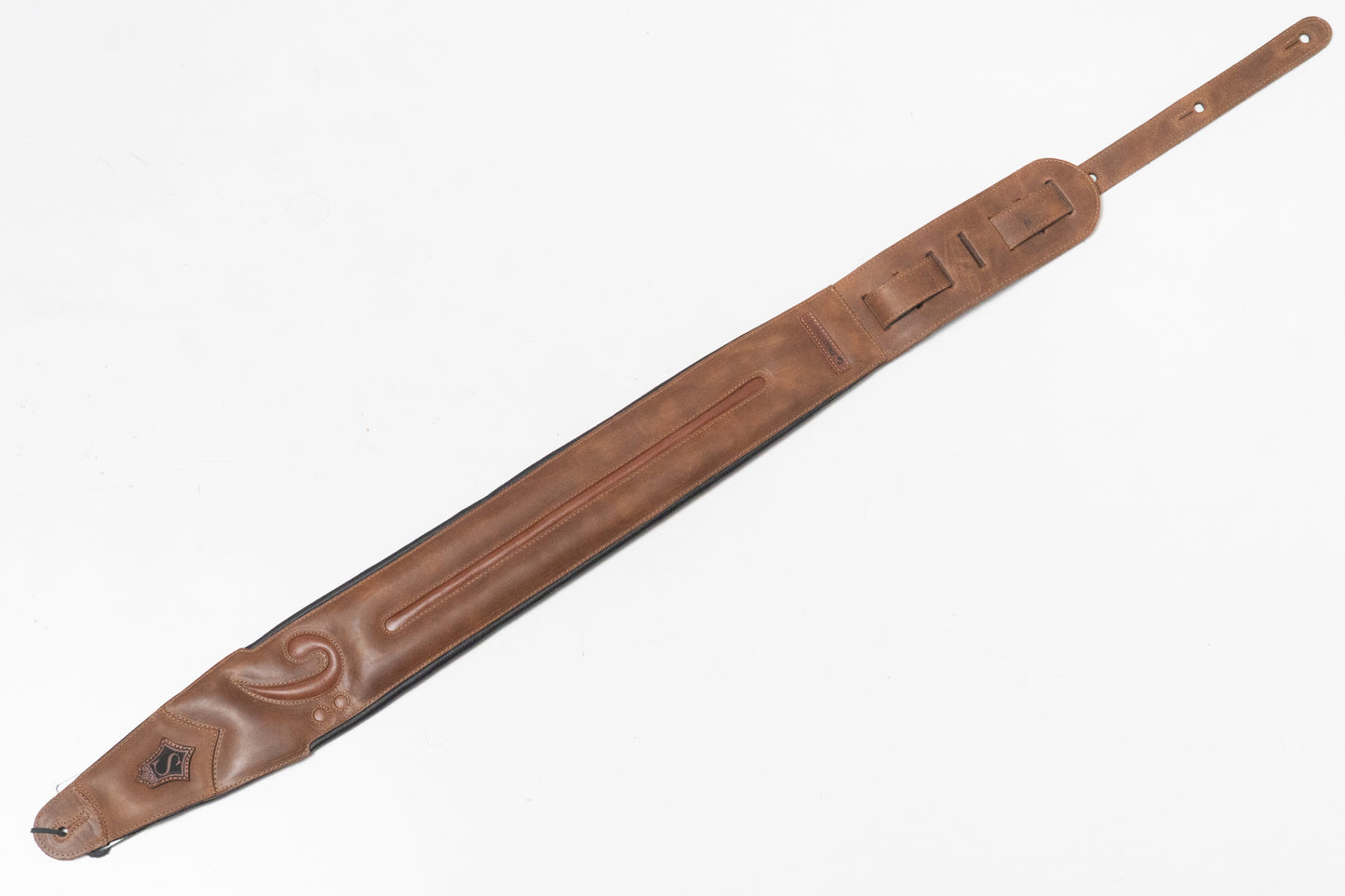 【new】ERGOSTRAPS / Padded Ken Smith Model Strap FA 4"" Brown regular【GIB Yokohama】