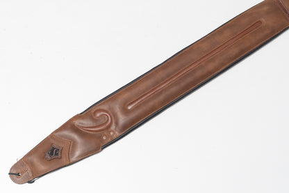 【new】ERGOSTRAPS / Padded Ken Smith Model Strap FA 4"" Brown regular【GIB Yokohama】