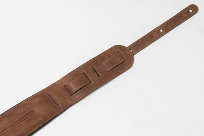 【new】ERGOSTRAPS / Padded Ken Smith Model Strap FA 4"" Brown regular【GIB Yokohama】