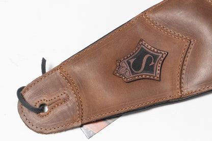 【new】ERGOSTRAPS / Padded Ken Smith Model Strap FA 4"" Brown regular【GIB Yokohama】