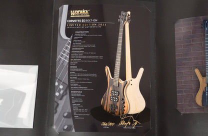 【used】Warwick / TB Corvette $$ BO LTD 2023 4st Natural Oil Finish 2023 3.750kg #GPS M 012650-23【GIB Yokohama】