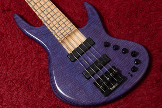 【used】Miura Guitars U.S.A. / MB-R 5st Through Blue 3.915kg #077【GIB Yokohama】