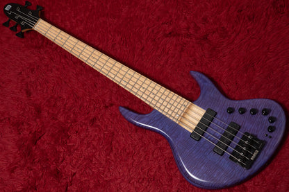 【used】Miura Guitars U.S.A. / MB-R 5st Through Blue 3.915kg #077【GIB Yokohama】