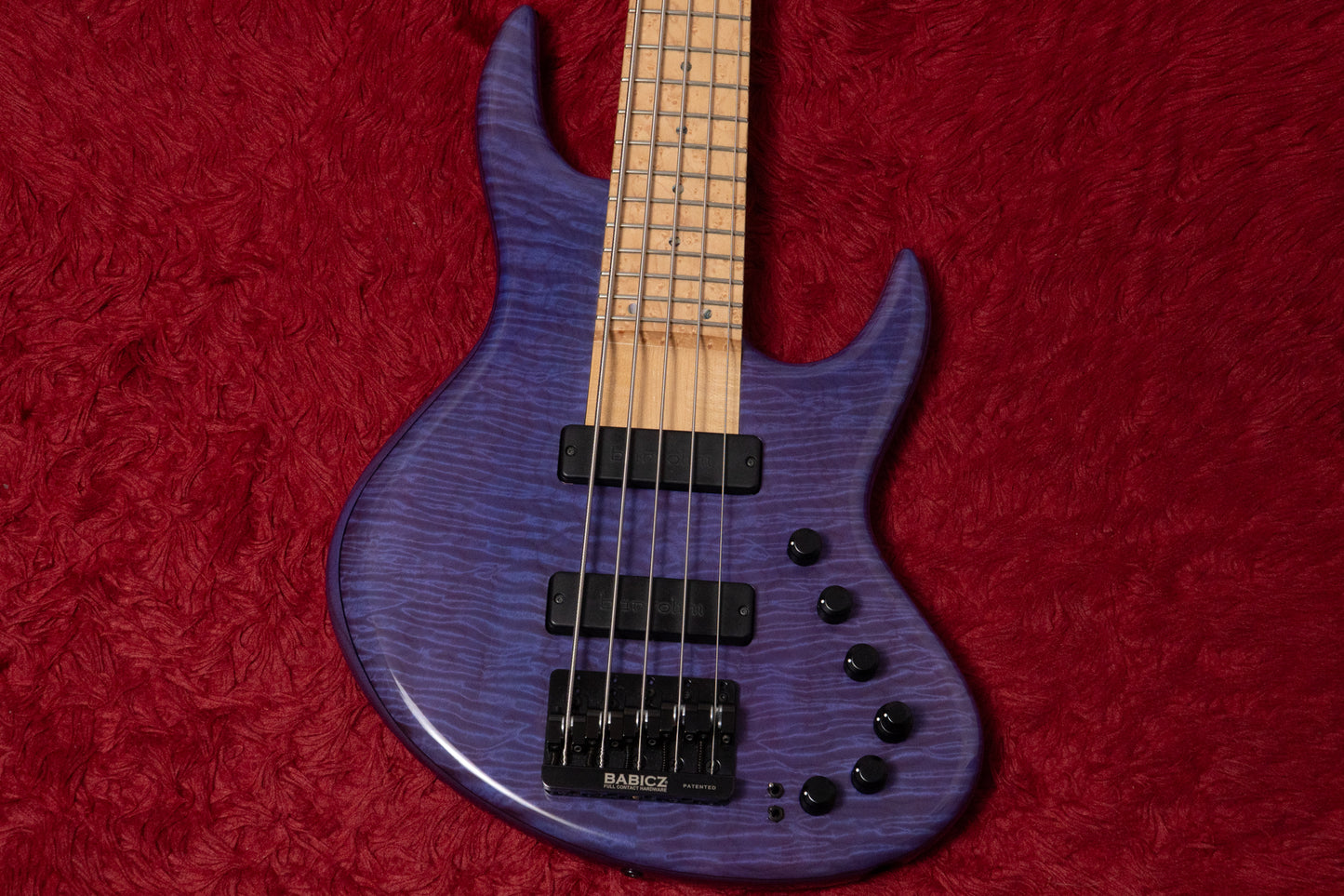【used】Miura Guitars U.S.A. / MB-R 5st Through Blue 3.915kg #077【GIB Yokohama】
